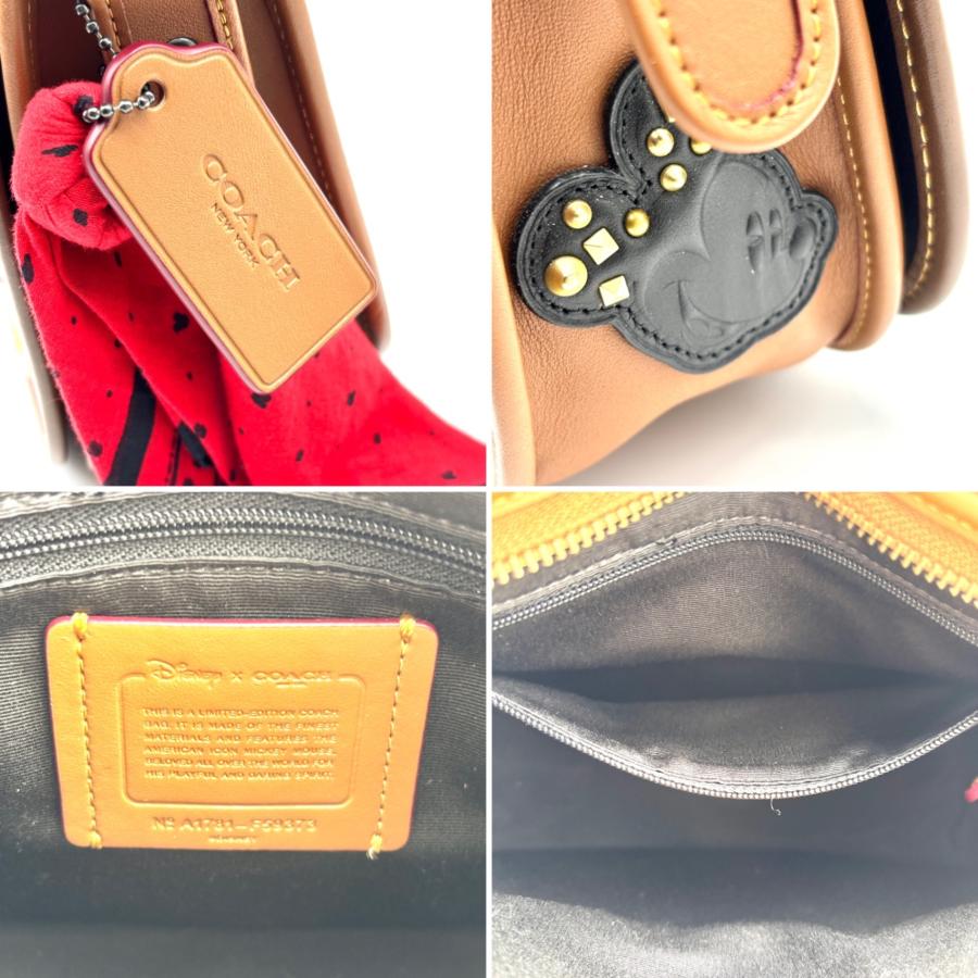 レディース 【美品】COACH コーチ Disney コラボ限定 ミッキー 
