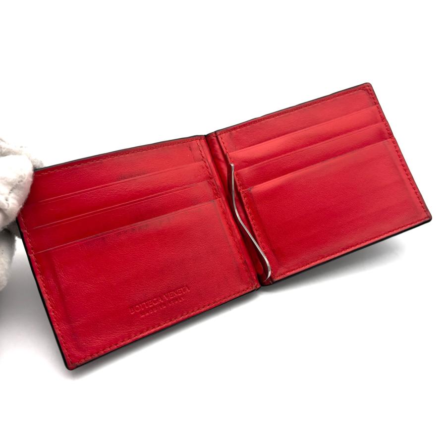 ボッテガヴェネタ BOTTEGA VENETA イントレチャート マネークリップ 二
