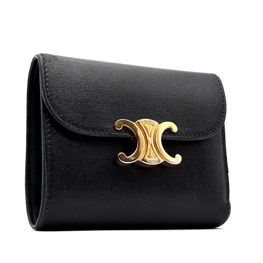 セリーヌ CELINE トリオンフ 三つ折り財布 コンパクトウォレット