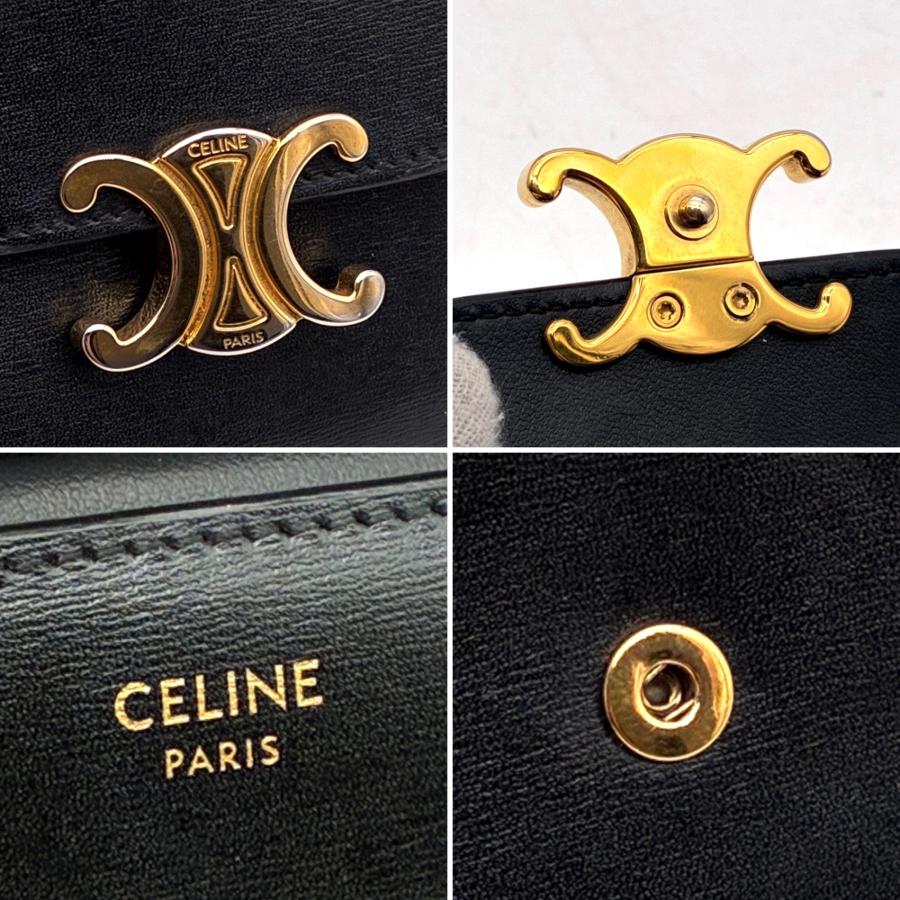 セリーヌ CELINE トリオンフ 三つ折り財布 コンパクトウォレット