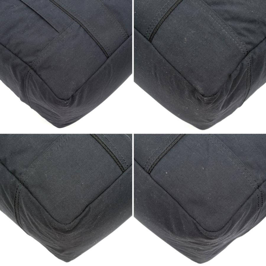 美品 PORTER ポーター 2WAY ボストンバッグ ダッフルバッグ キャンバス ナイロン ブラック 黒 大容量 旅行 出張 トラベル A4収納 夏休み 帰省_4