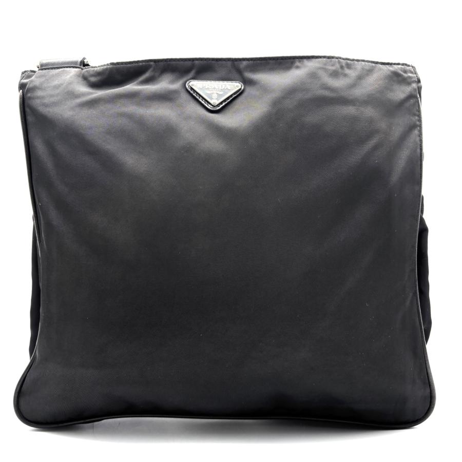 美品】PRADA プラダ ショルダーバッグ テスート ナイロン ブラック 黒 