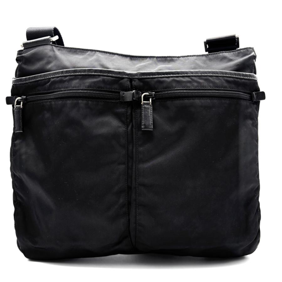 美品】PRADA プラダ ショルダーバッグ テスート ナイロン ブラック 黒 