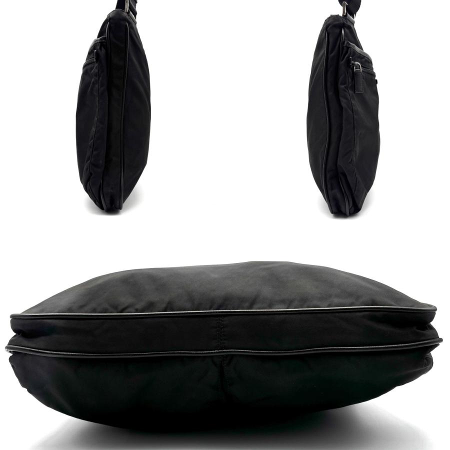 美品】PRADA プラダ ショルダーバッグ テスート ナイロン ブラック 黒 