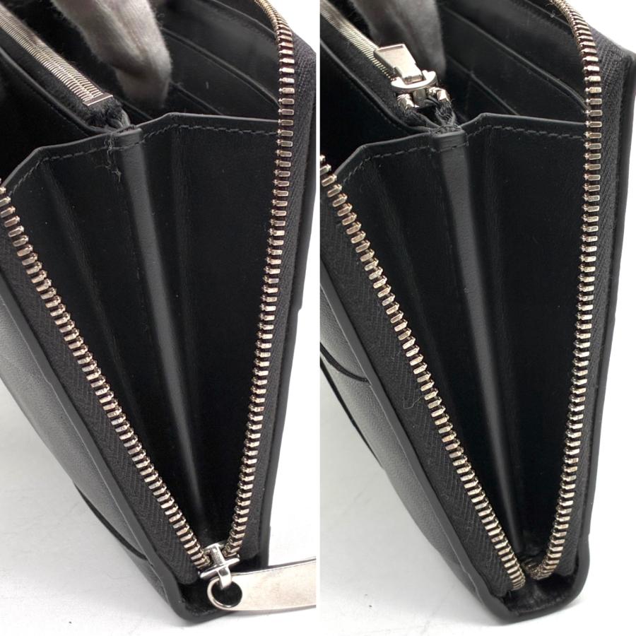 ボッテガヴェネタ 長財布 マキシイントレチャート ラウンドファスナー