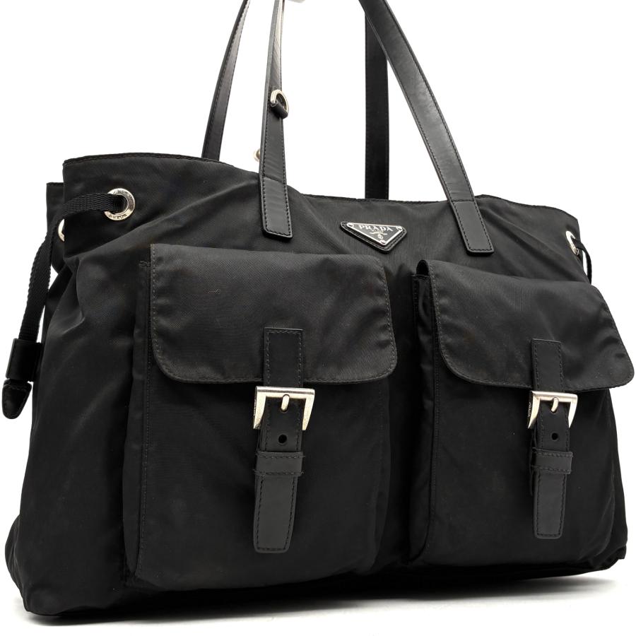 プラダ PRADA テスート ナイロン トートバッグ ボストンバッグ