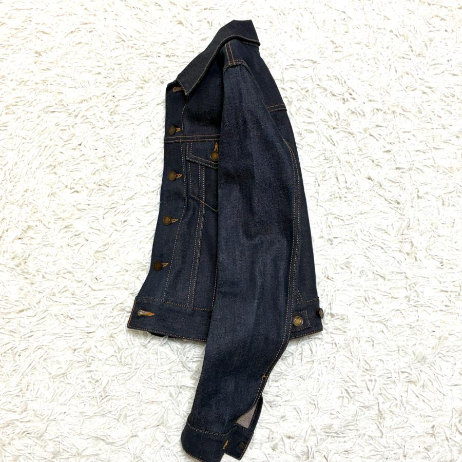 K*様 サンローラン デニムジャケット コットン ブラック L SAINTLAU 未使用タグ付 サンローラン SAINT LAURENT デニムジャケット Gジャン
