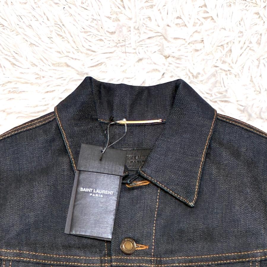 未使用タグ付 サンローラン SAINT LAURENT デニムジャケット Gジャン