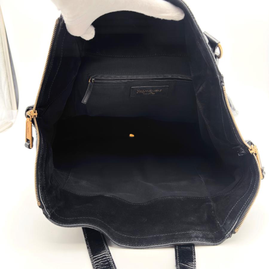 イヴサンローラン YSL ダウンタウン ハンドバッグ トートバッグ クロコ