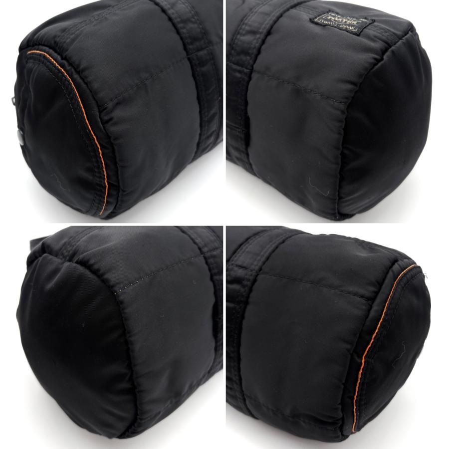 【極美品】 ポーター タンカー ボストンバッグ ミニ ブラック ナイロン 軽量 ポーター PORTER タンカー ミニボストンバッグ ハンドバッグ ナイロン