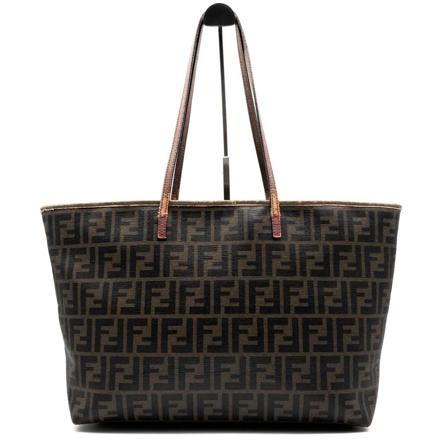 フェンディ FENDI ズッカ トートバッグ ショルダーバッグ 肩掛け A4 大