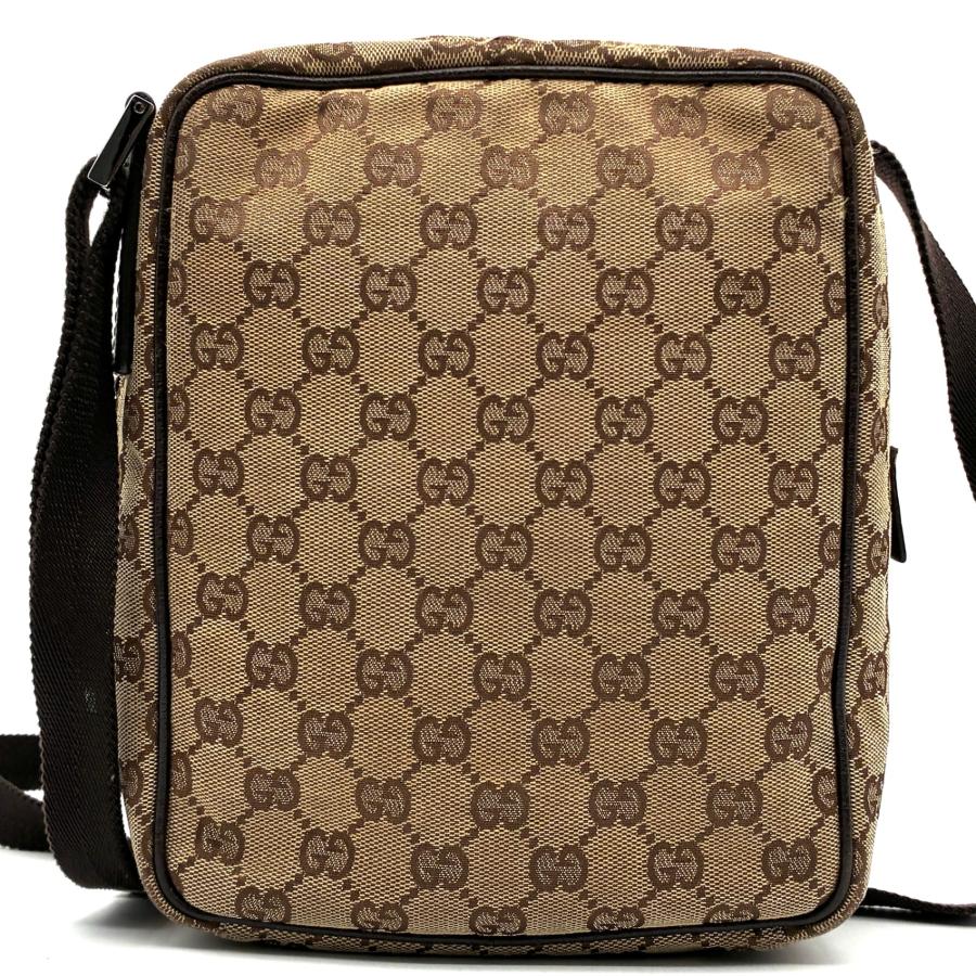 GUCCI グッチ GGキャンバス ショルダーバッグ スクエア キャンバス