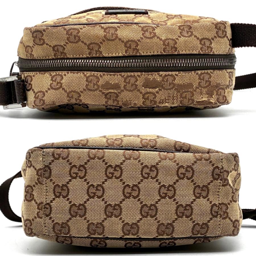 GUCCI グッチ GGキャンバス ショルダーバッグ スクエア キャンバス