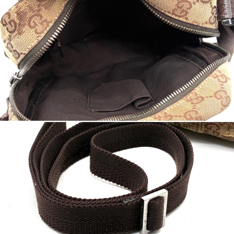 GUCCI グッチ GGキャンバス ショルダーバッグ スクエア キャンバス