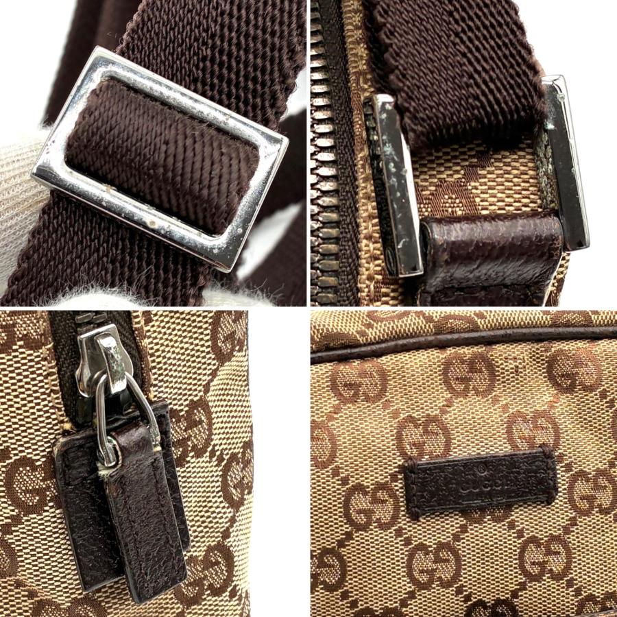 GUCCI グッチ GGキャンバス ショルダーバッグ スクエア キャンバス