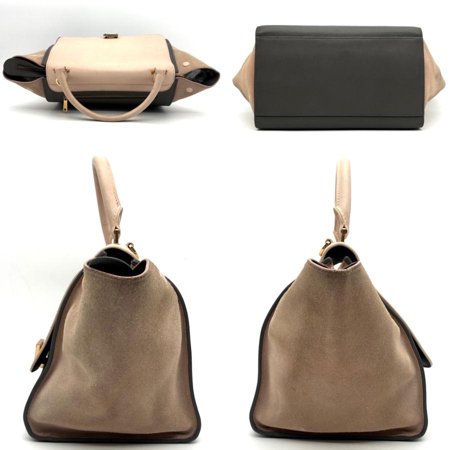 CELINE セリーヌ トラペーズ スモール ハンドバッグ トートバッグ 