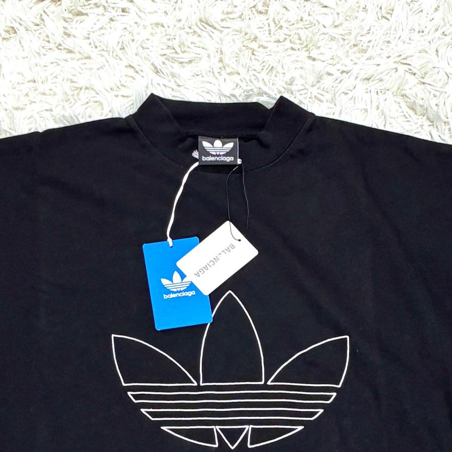 未使用タグ付 バレンシアガ アディダス コラボ Tシャツ 半袖 オーバー
