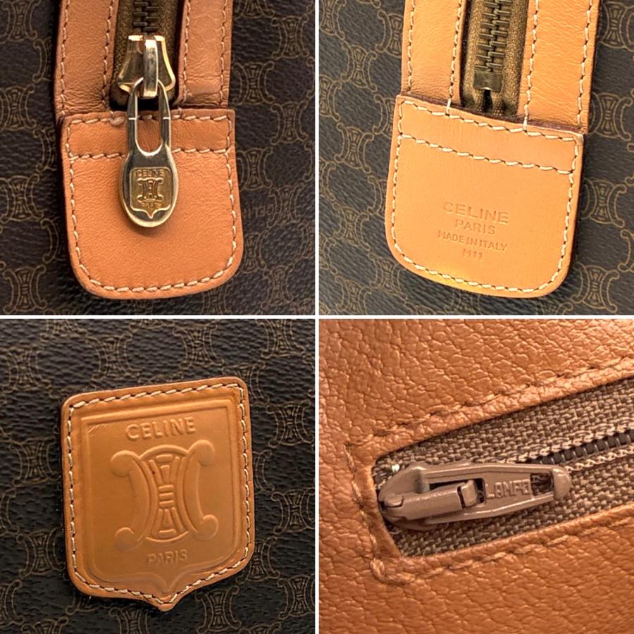 セリーヌ CELINE マカダム トリオンフ ミニボストンバッグ