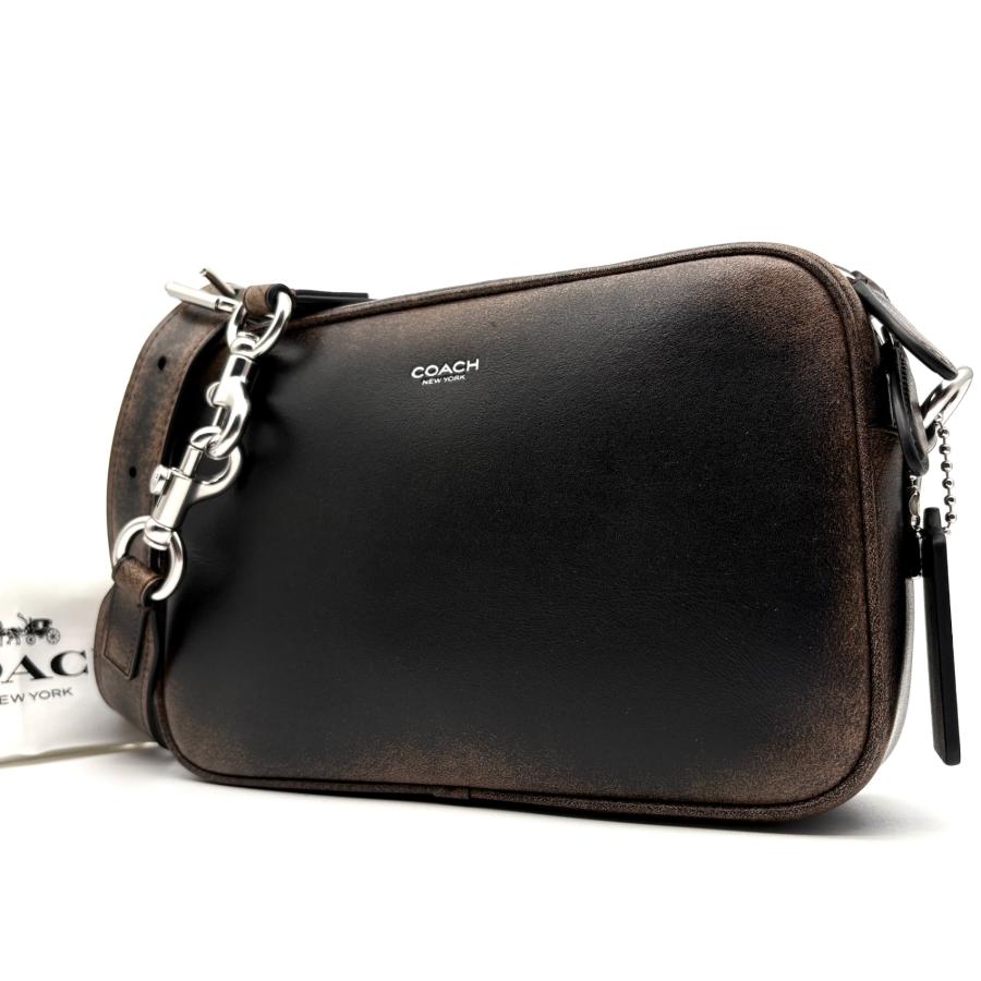 未使用に近い 現行 コーチ COACH ラジオ カメラバッグ ショルダー