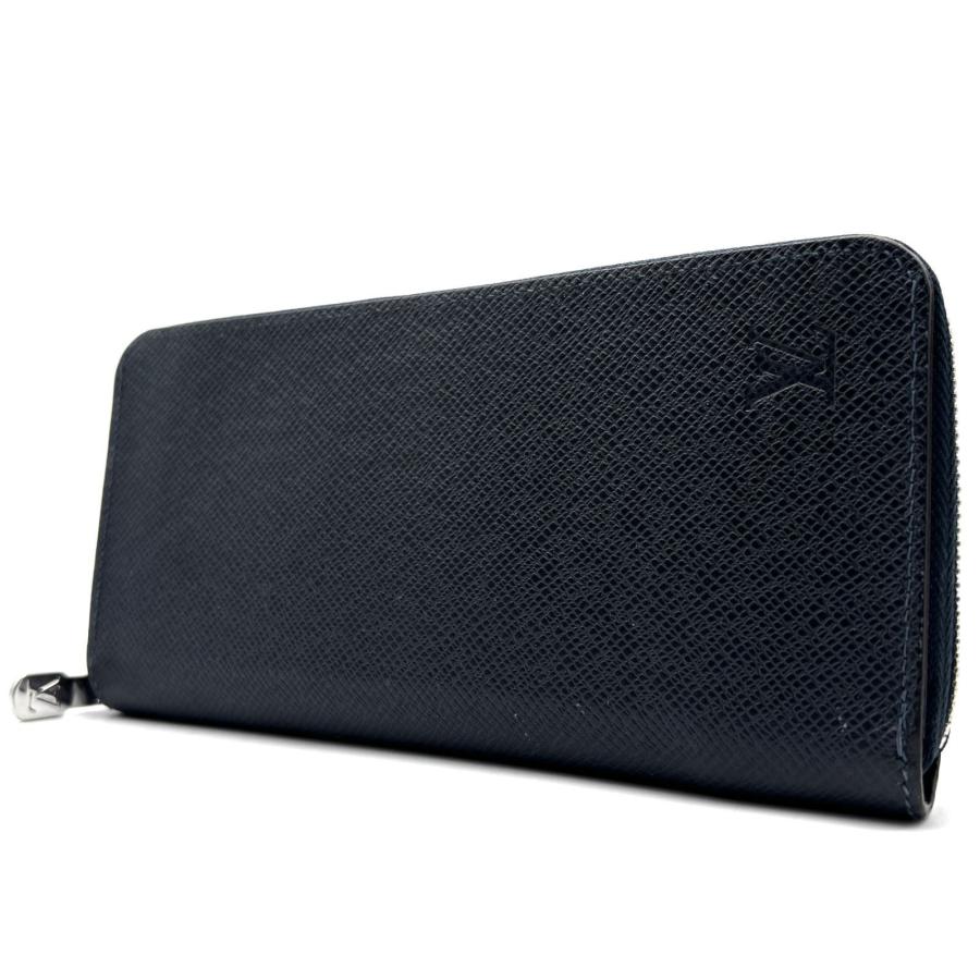 【新品級】ルイヴィトン ヴェルティカル 長財布 タイガ ネイビー 付属品完備 LOUIS VUITTON ルイヴィトン ジッピーウォレット ヴェルティカル 長