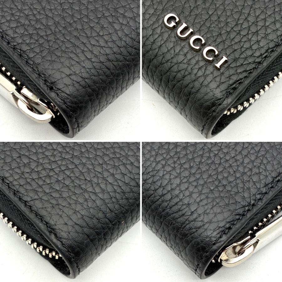 GUCCI グッチ ロゴ ジップアラウンドウォレット ラウンドファスナー 長