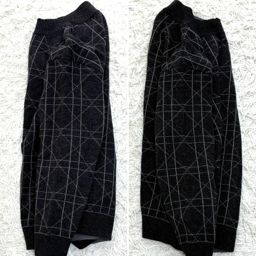 Christian Dior クリスチャンディオール カナージュ ハイネック ニット