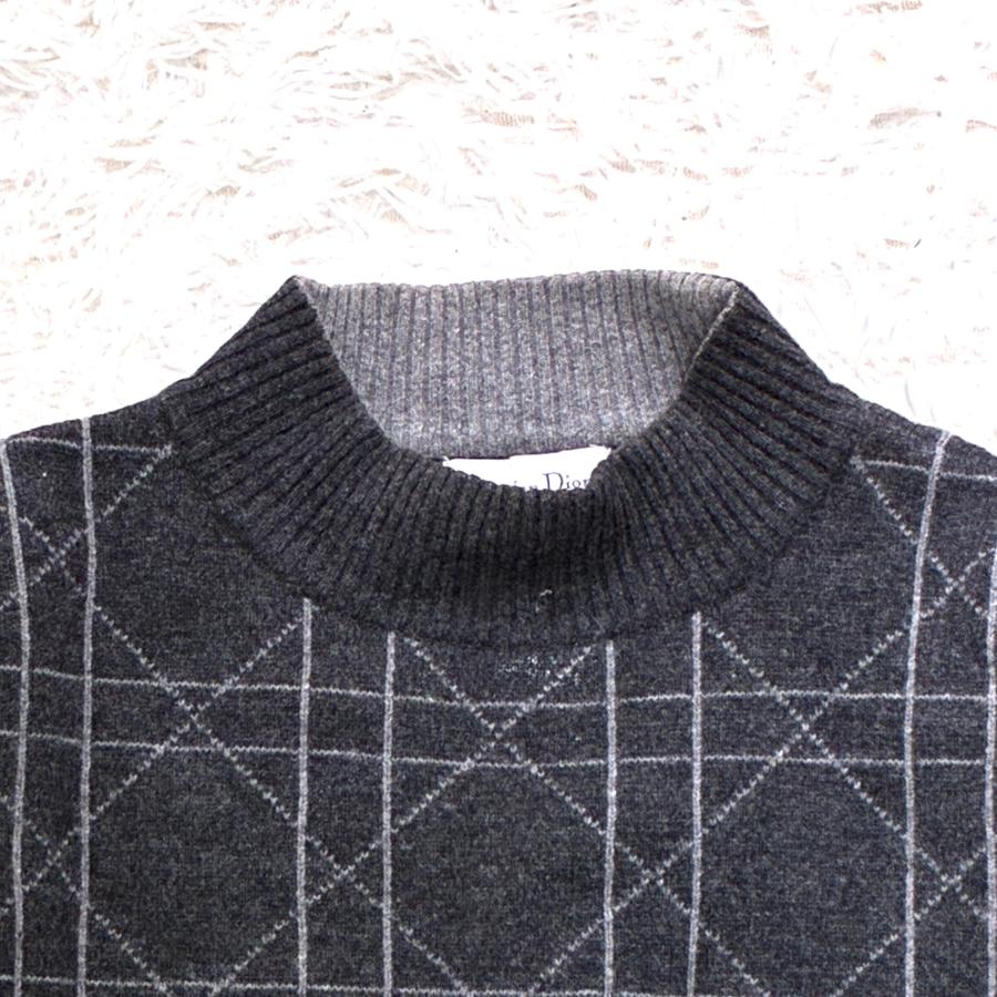 Christian Dior クリスチャンディオール カナージュ ハイネック ニット