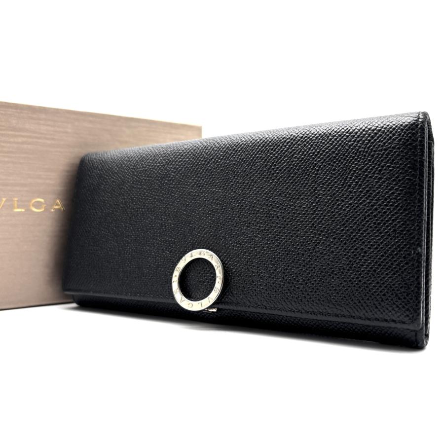 ブルガリ BVLGARI ビーゼロワン ロゴマニア 長財布 かぶせ ロング