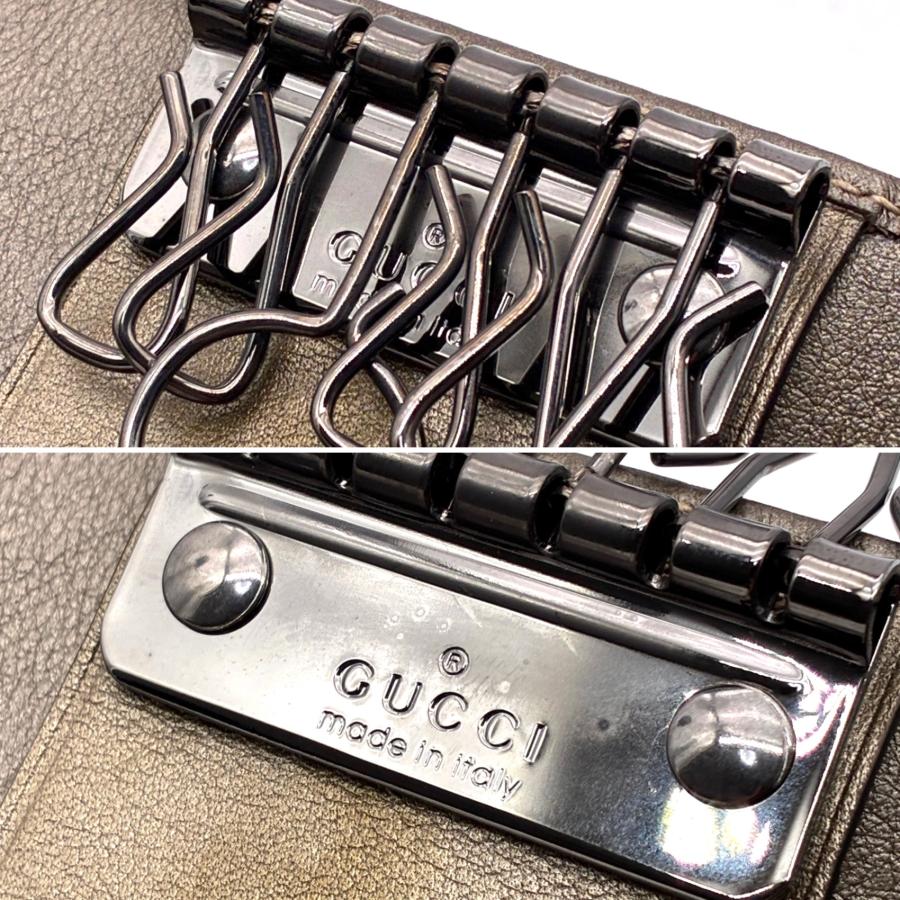 グッチ GUCCI GGインプリメ 6連 キーケース インターロッキング