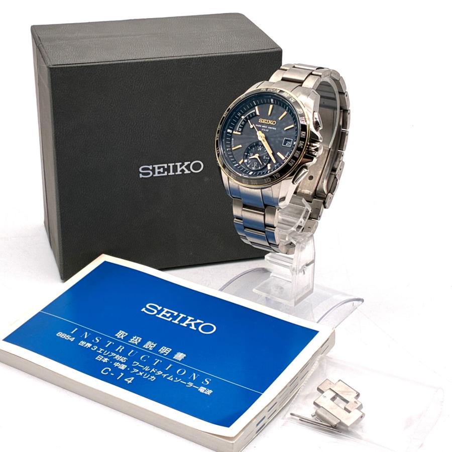極美品/稼働品】SEIKO セイコー ブライツ 8B54-0BB0 ソーラー電波