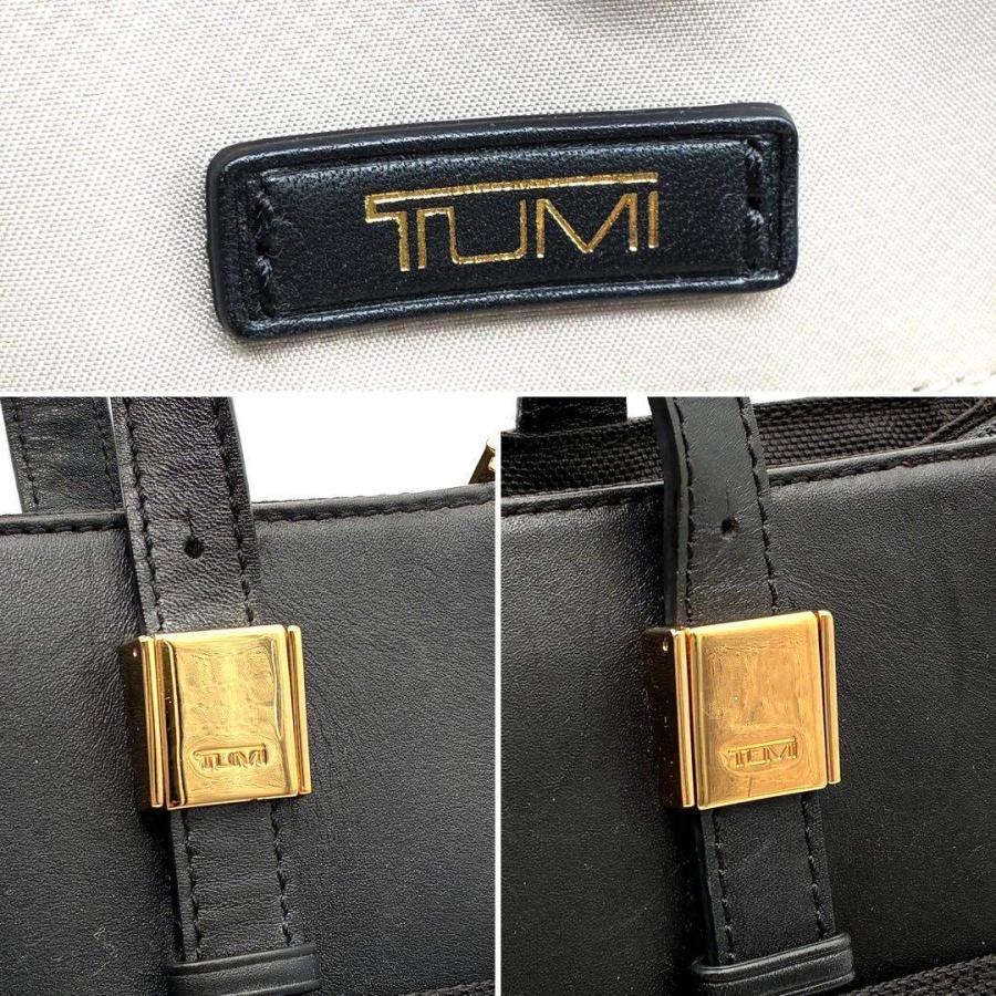 【特大容量/A4可】tumi トートバッグ　ラーキン　ナイロン　レザー　ロゴ金具 TUMI トゥミ トートバッグ Larkin ラーキン ビジネス バリスティック