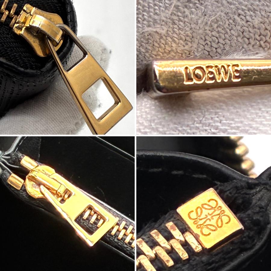 ロエベ LOEWE アナグラム ラウンドファスナー 長財布 ロングウォレット