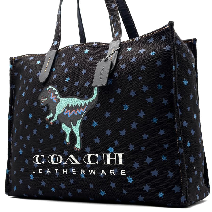 【未使用】コーチ✴︎coach✴︎レキシー コーチ COACH レキシー トートバッグ ハンドバッグ 星柄 ブラック 黒