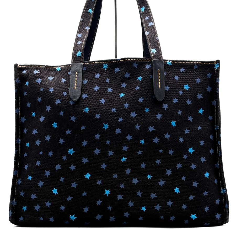 【未使用】コーチ✴︎coach✴︎レキシー コーチ COACH レキシー トートバッグ ハンドバッグ 星柄 ブラック 黒