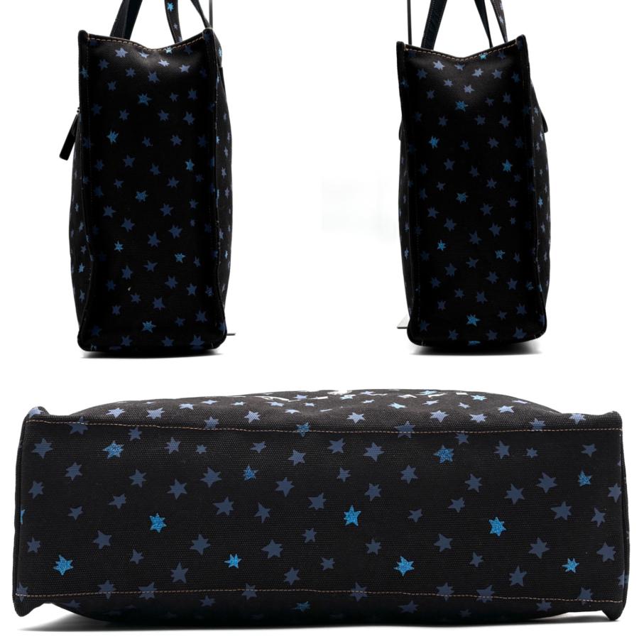コーチ COACH レキシー トートバッグ ハンドバッグ 星柄 ブラック 黒