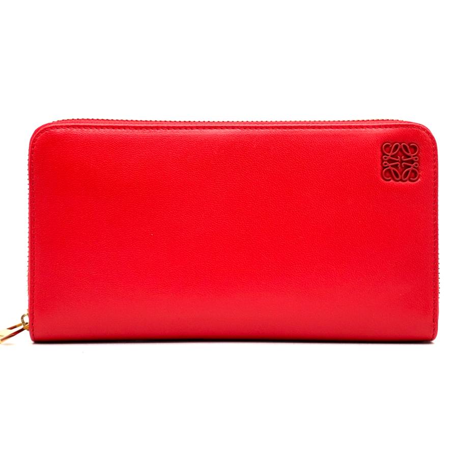 ロエベ LOEWE アナグラム ラウンドファスナー 長財布 ロングウォレット 