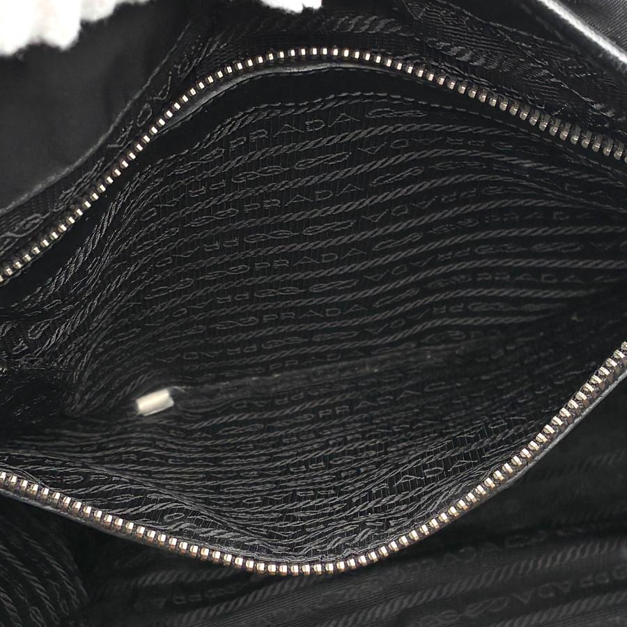 美品 プラダ PRADA トートバッグ 三角ロゴ スカル ドクロ A4 肩掛け