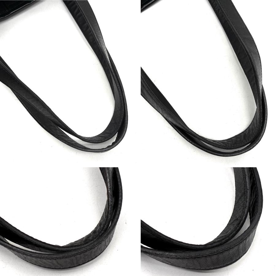 美品 プラダ PRADA トートバッグ 三角ロゴ スカル ドクロ A4 肩掛け