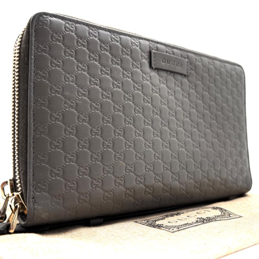 美品　GUCCI グッチ　マイクロシマ　長財布　オーガナイザー　トラベルケース 美品 GUCCI グッチ マイクロシマ トラベルケース 長財布