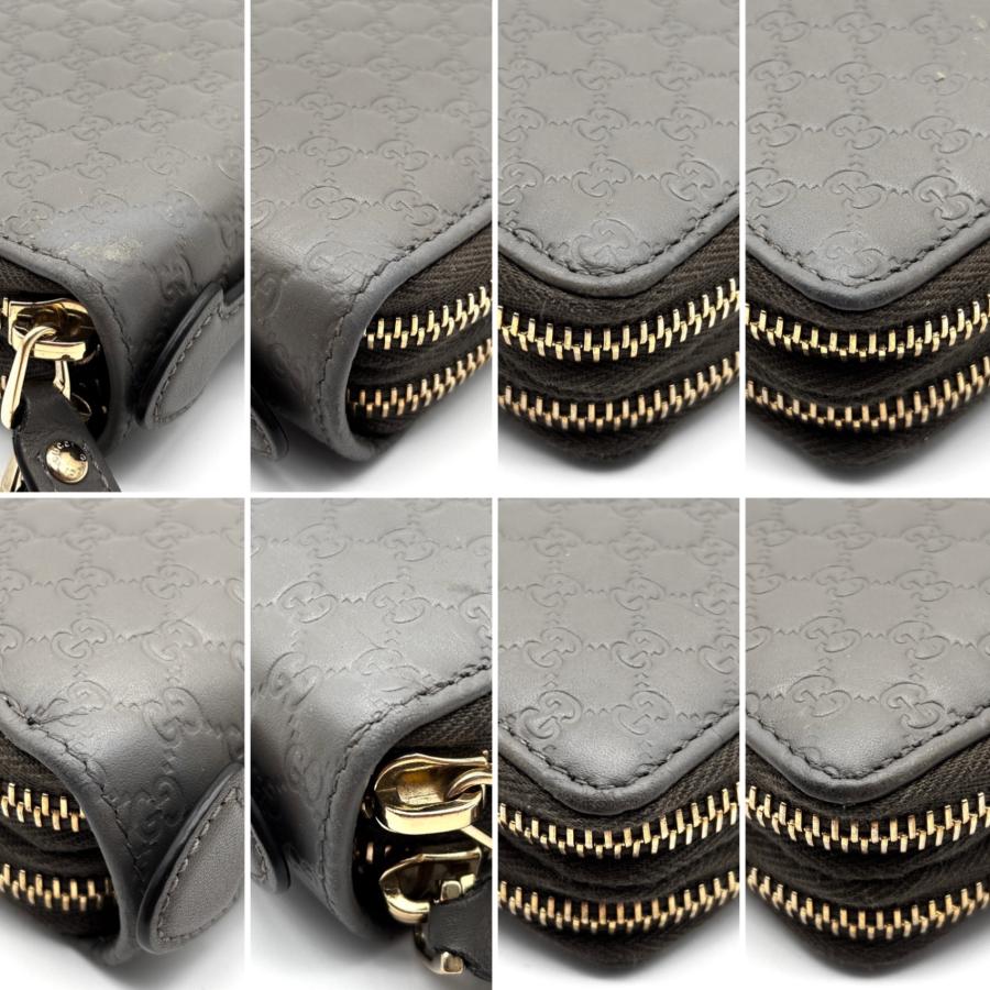 美品 GUCCI グッチ マイクロシマ トラベルケース 長財布