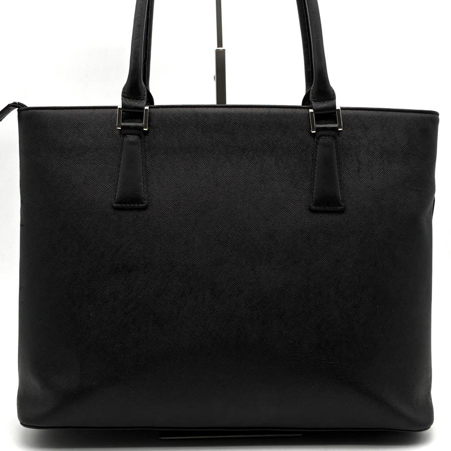 Burberry ブラック ビジネスバッグ 美品 BURBERRY バーバリー トートバッグ ビジネスバッグ レザー ブラック 黒