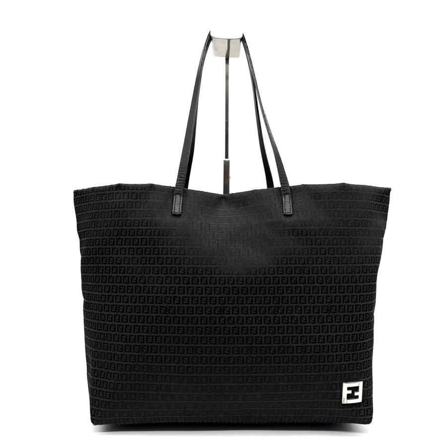 FENDI トートバッグ ブラック フェンディ FENDI ズッカ ズッキーノ トートバッグ ショルダーバッグ