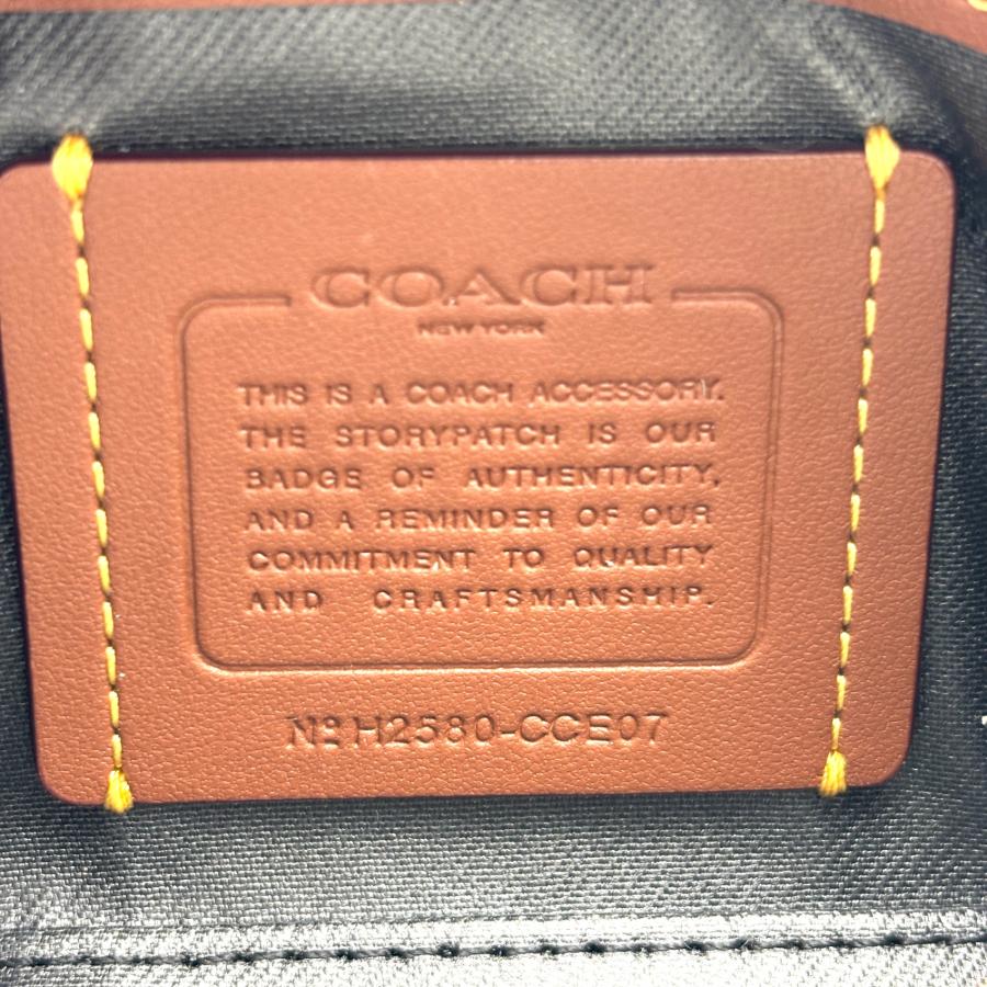 COACH恐竜柄革ウエストポーチ COACH コーチ レキシー 恐竜 ポーチ ペブルドレザー ブラック グリーン