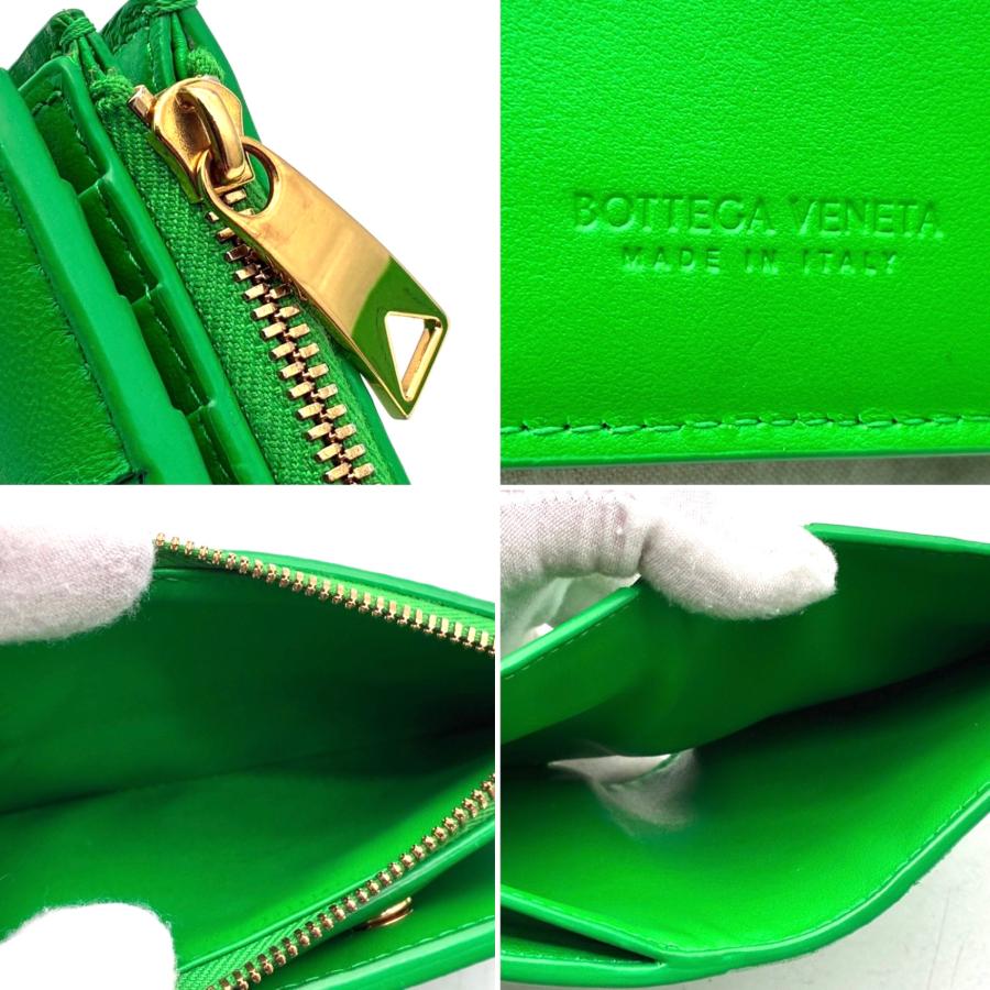 ボッテガヴェネタ BOTTEGA VENETA カセット 二つ折り財布 マキシ