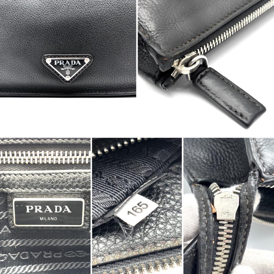 PRADA プラダ　セカンドバック　カバン PRADA (プラダ) 2WAY ブリック サフィアーノレザー ショルダーバッグ
