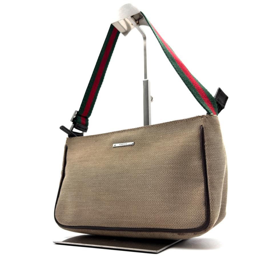 美品 グッチ GUCCI アクセサリーポーチ ワンショルダーバッグ シェリー 