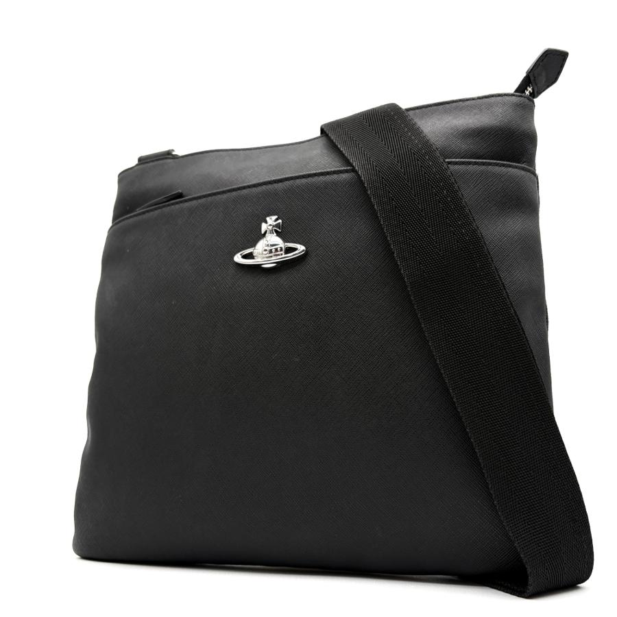 Vivienne Westwood ショルダーバッグ レザー ブラック オーブ ヴィヴィアンウエストウッド Vivienne Westwood オーブ ショルダー