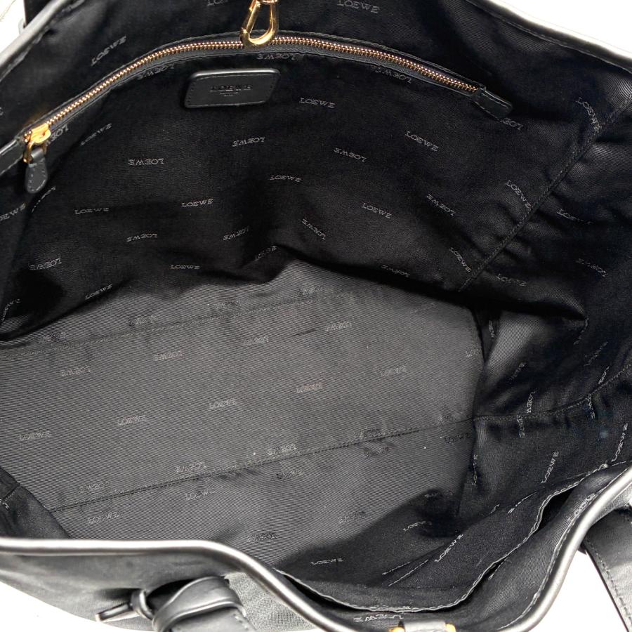LOEWE ロエベ 南京錠 鍵付 トートバッグ ナッパレザー ブラック 黒