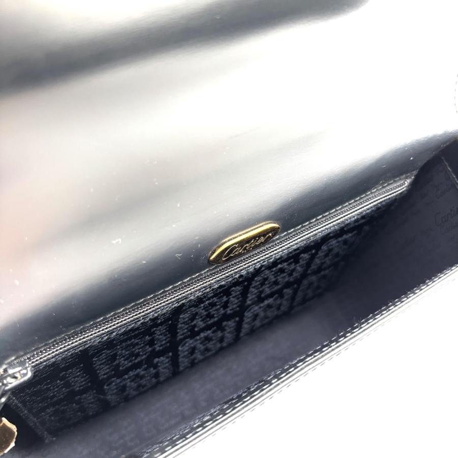 美品 カルティエ Cartier サファイアライン ハンドバッグ フォーマル