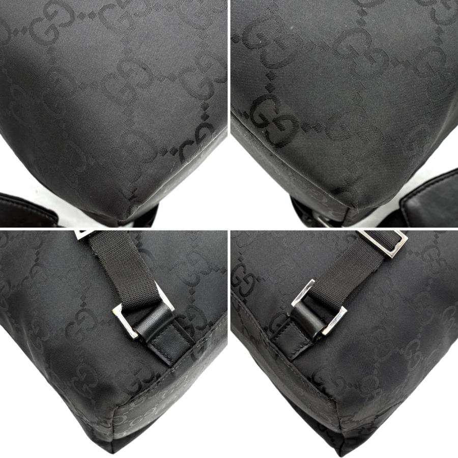 グッチ GUCCI GG柄 リュックサック バックパック 巾着 ダブルポケット